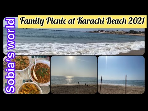 Family Picnic at Karachi Beach 2K21 | Sobia’s World#karachibeach