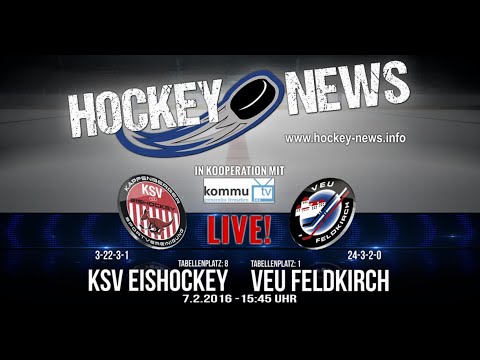 SCP Live! KSV Eishockey gegen VEU Feldkirch