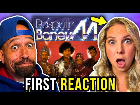 She's NEVER heard of Boney M! Rasputin FIRST time REACTION... LOL