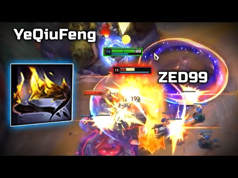 YeQiuFeng : When KR Best Qiyana meet ZED 99 at G.Master Match