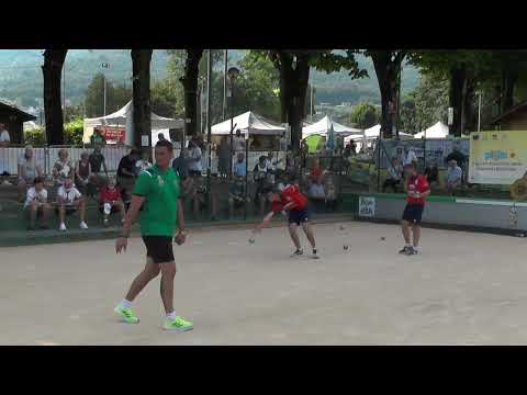 Finale dei Campionati Italiani di Bocce presso la Birreria Pedavena, Agosto 2022.