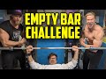 Empty Barbell MAX REPS CHALLENGE | Dad Vs Dudes