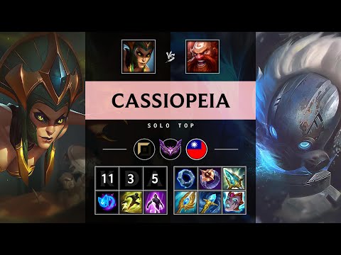 Cassiopeia Top vs Gragas - TW Master Patch 25.13