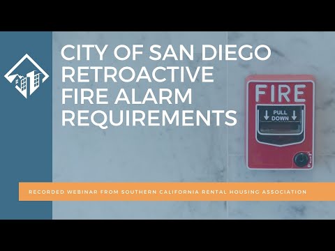 City of San Diego Retroactive Fire Alarm Requirements