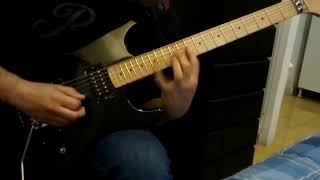 DIO &quot;Walk on water&quot; - 1990 - guitar solo cover