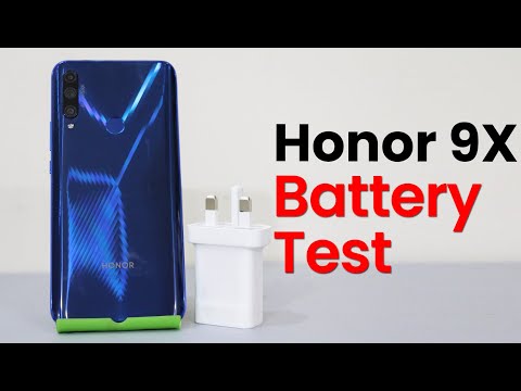 Honor 9X Battery Charging & Drain Test