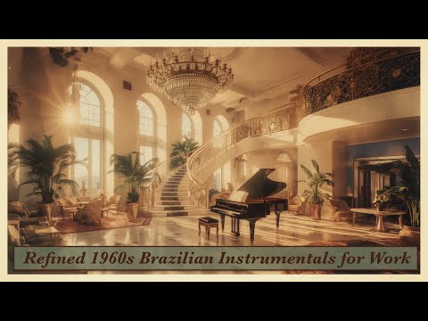 Elegant Vintage Orchestral Bossa Nova Instrumentals – Sunlit 1960s Brazilian Jazz for Work & Focus