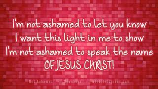 I&#39;m Not Ashamed (Newsboys) - Lyrics Video