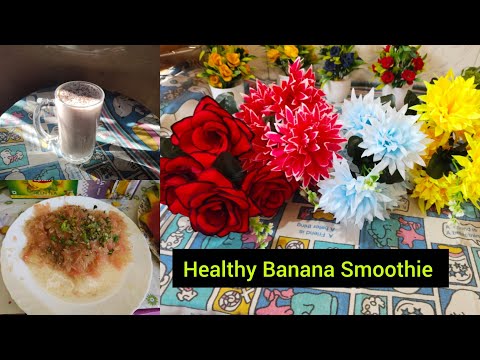 Dragon fruit 🐡 Banana Dry fruits milk shake// Rabab Tanga Pomelo fruit//I love flower 🌸🌹🌹🌹// 