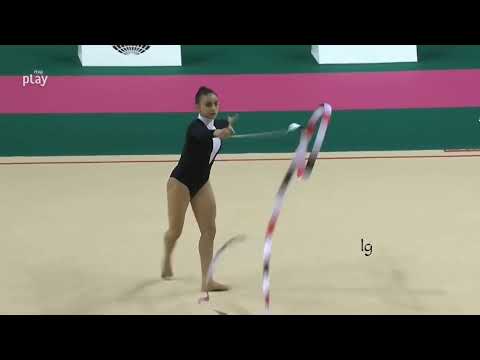 Zohra Aghamirova Ribbon AA Qualification World Challenge Cup Pamplona 2022