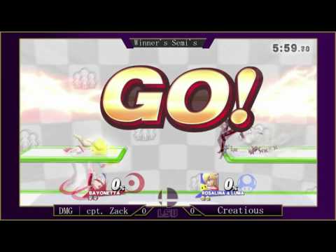 LUST IX Creatious vs. DMG | Captain Zack Winner's Semi's SSB4 Singles