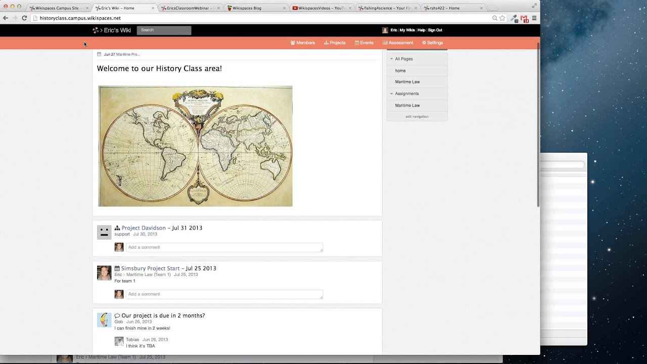 Wikispaces Classroom Tour - August 23, 2013