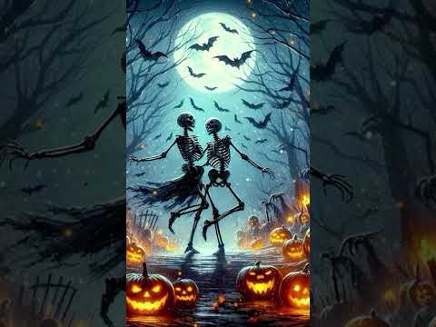 The Waltz of Shadows and Bones  #halloween