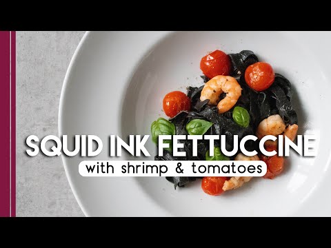 Squid Ink Pasta | Black Pasta Dough from Scratch