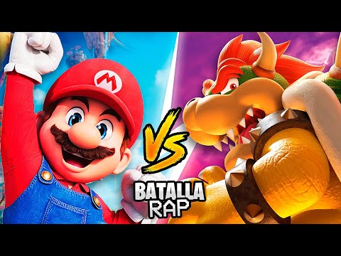 Mario Vs Bowser 🍄 BATALLA de RAP de La PELICULA de SUPER MARIO BROS (2023) 🍄 AleROFL