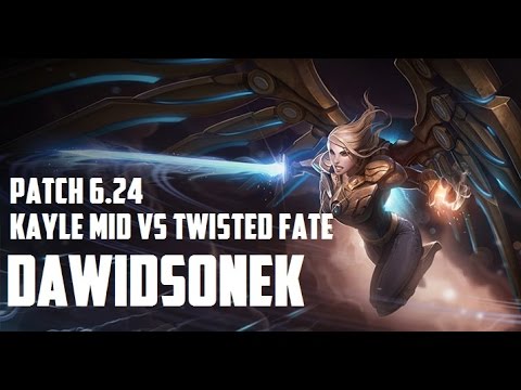 Best Kayle World - "Dawidsonek" in Midlane vs Twisted Fate | Challenger | Patch 6.24