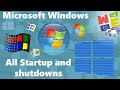 ALL MICROSOFT WINDOWS STARTUP AND SHUTDOWN SOUNDS