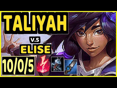 KREOX (TALIYAH) vs ELISE - 10/0/5 KDA JUNGLE GAMEPLAY - EUW Ranked GRANDMASTER
