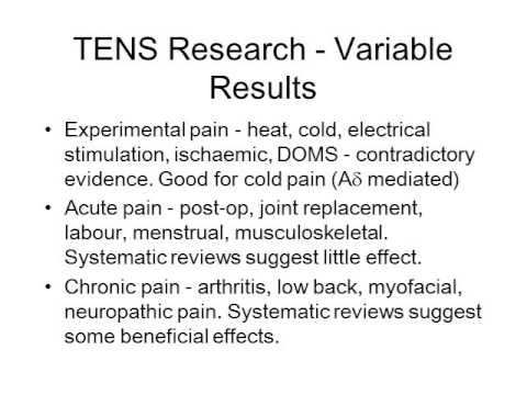 Electrophysical Agents: Transcutaneous Electrical Nerve Stimulation & Interferential Currents