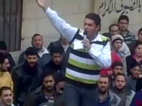 مظاهرة حاشدة بقيادة محمد الشيخ في حي بابا عمرو في مدينة حمص في جمعة "طرد السفراء"