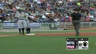 Biscuits' Reginatto rips a triple