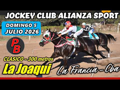 LA JOAQUI: CLASICO JOCKEY CLUB ALIANZA SPORT LA FRANCIA - CORDOBA (05-07-2026)