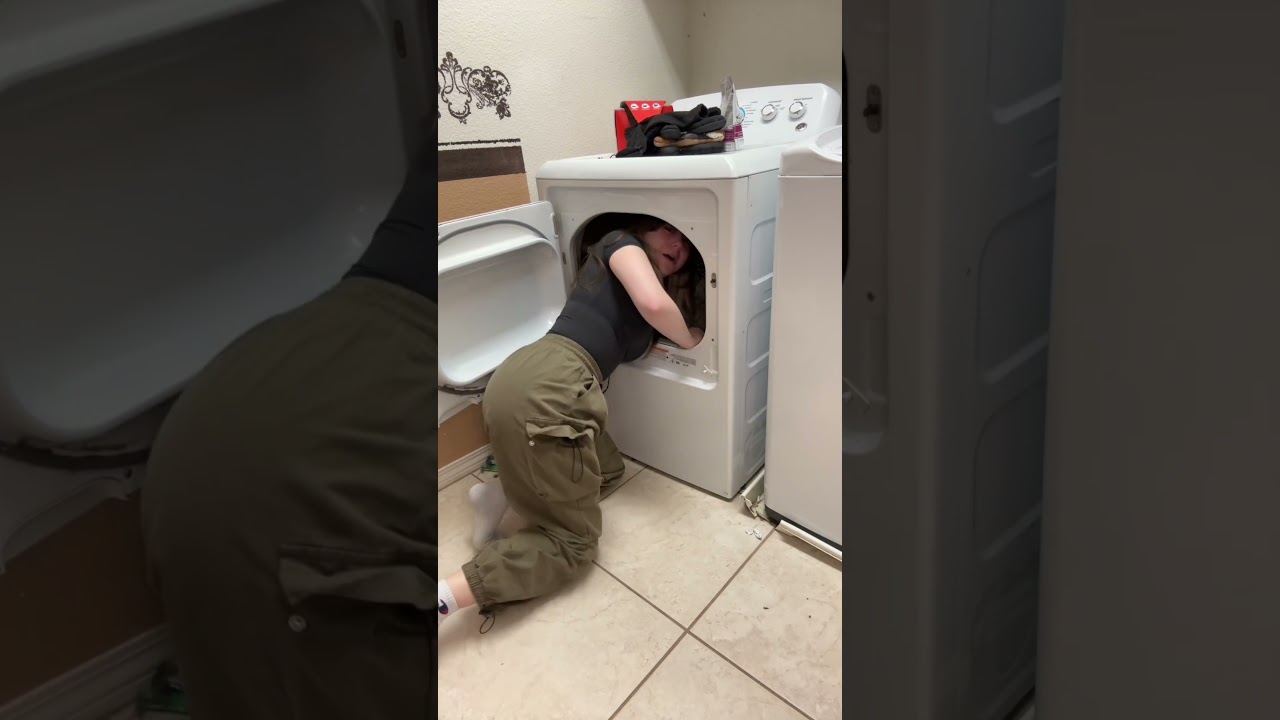 IM STUCK IN THE DRYER STEP BRO