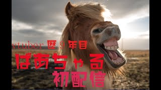 新人男性vtuber初自宅PC配信でふうう🐴