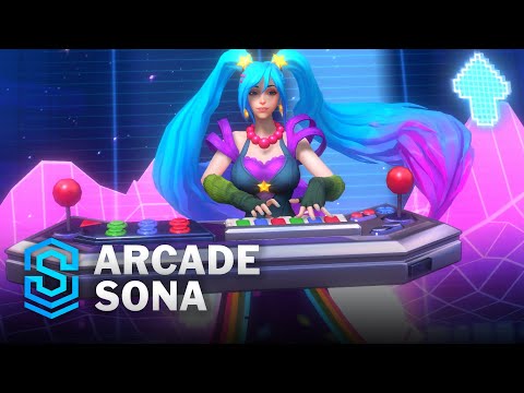 Arcade Sona Wild Rift Skin Spotlight