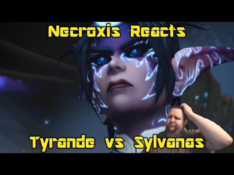 Tyrande vs Sylvanas Cinematic Patch 9.1 - Chains of Domination - Necroxis Reacts