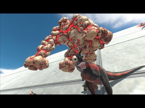 All UNITS - FALL into pieces of wood - Animal Revolt Battle Simulator