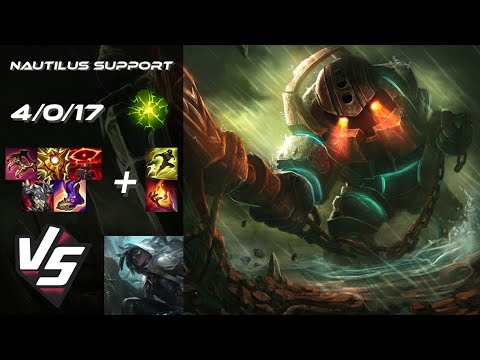 SUPPORT Nautilus vs Senna - NA Grandmaster Patch 25.S1.8