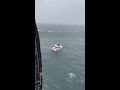 Giant Wave Capsizes Boat Amid Rescue Attempt Off Oregon Coast