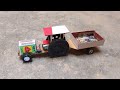 How To Make A Diy Tractor At Home Very Easy Matchbox Tractor With Trolley