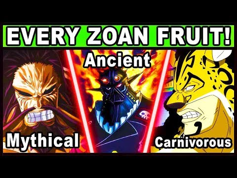 All Zoan Users and Their Powers Explained! (One Piece Every Devil Fruit)