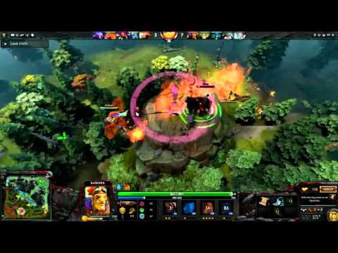 w33 Batrider 7K Smurf Ranked Gameplay - video pro gameplay in dota 2