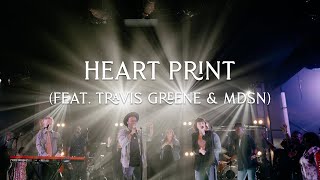 Heart Print by MDSN