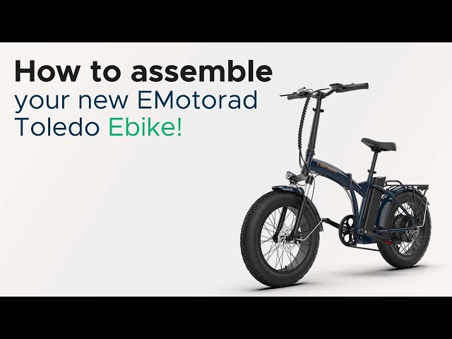 EMotorad Toledo Bicicleta Eléctrica Plegable Neumáticos Kenda Fat Tire 20x4" Motor 36V 250W Naranja video