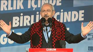 preview picture of video 'CHP Çorum Mitingi Kemal KILIÇDAROĞLU Full Kalite LOGOSUZ 11.03.2014'