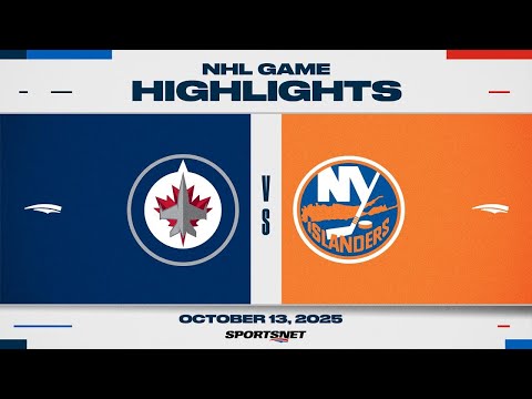NHL Highlights | Jets vs. Islanders - Oct 13, 2025