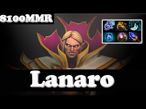 Dota 2 - Lanaro 8100 MMR Plays Invoker Vol 6 - Ranked Match Gameplay!