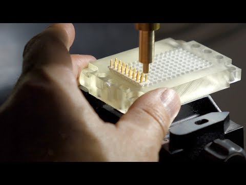 Apollo Guidance Computer Part 11: Samtec manufactures NASA-spec contacts for our AGC