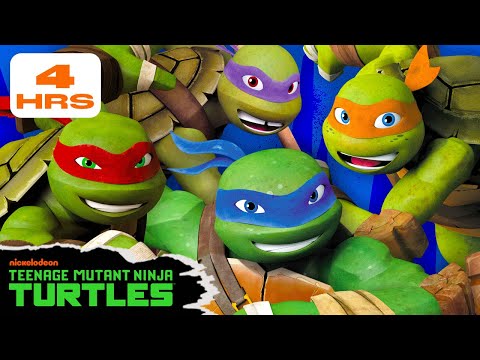 4 HOUR MARATHON of the BEST Ninja Turtle Moments! ⚔️ | TMNT (2012) | Teenage Mutant Ninja Turtles