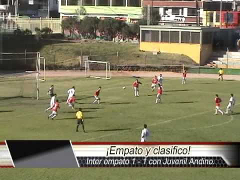 El Club Internacional empato 1 a 1 con Juvenil Andino y clasifico