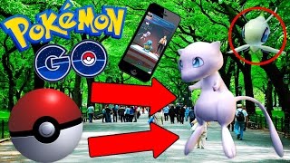 POKEMON GO LETS PLAY! Episode 3 - CATCHING RARE POKEMON! FIRST GYM BATTLE!