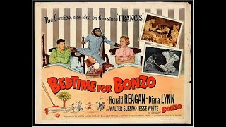 BEDTIME FOR BONZO (1951) Theatrical Trailer - Ronald Reagan, Diana Lynn, Walter Slezak