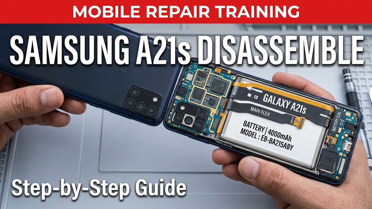 How to disassemble Samsung a21s  | How to Open Samsung A21s Safely: Step-by-Step Repair
