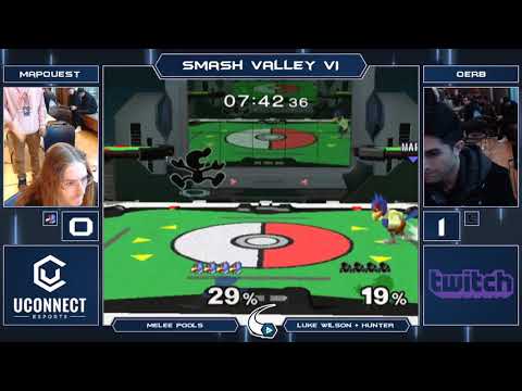 Smash Valley VI | Mapquest (Falco) vs Qerb (G&W) | Melee Pools