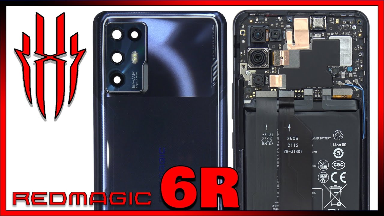 Nubia RedMagic 6R Disassembly Teardown Repair Video Review