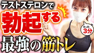 【超簡単】テストステロンで勃起力を大幅パワーアップする最強の筋トレ！【現役医師が解説】